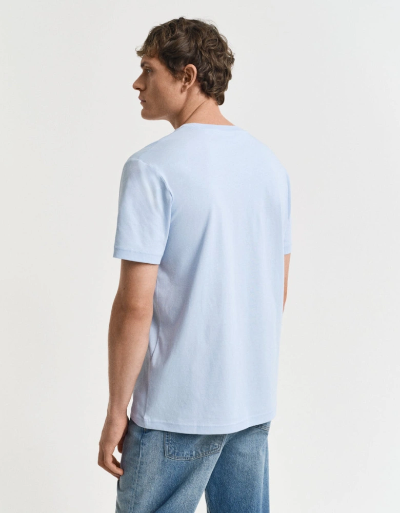 Placed Graphic T-Shirt, Fresh Blue