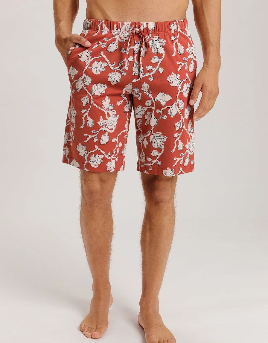 Night & Day Single-Jersey Shorts, Mediterranean Botanics
