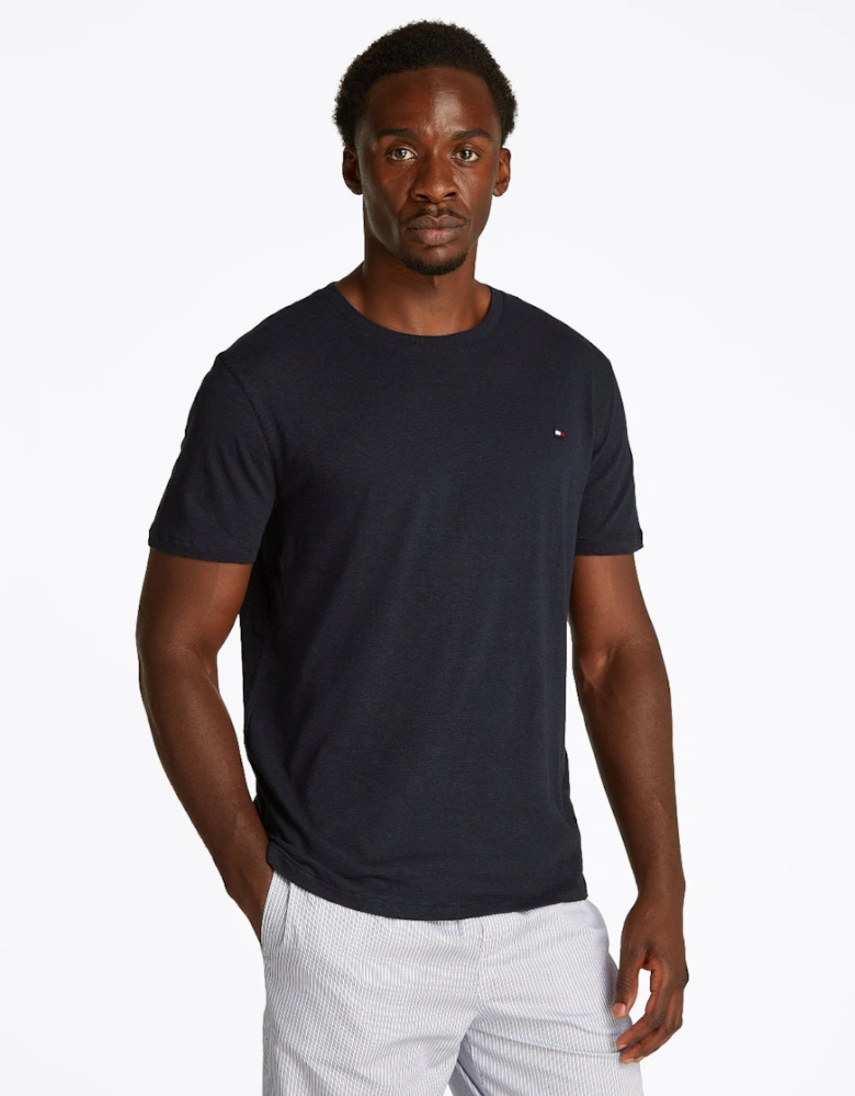 Crew-Neck Slub T-Shirt, Desert Sky