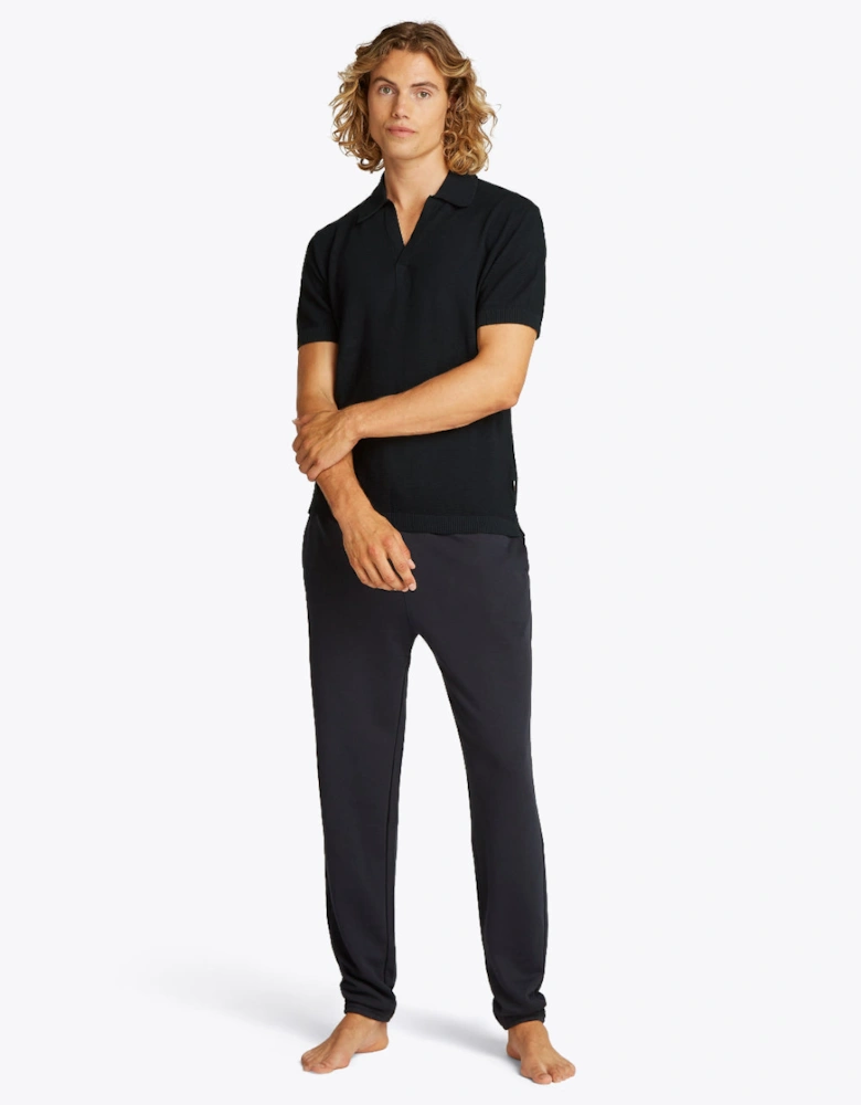Knitted Polo Shirt Cover-Up, Desert Sky