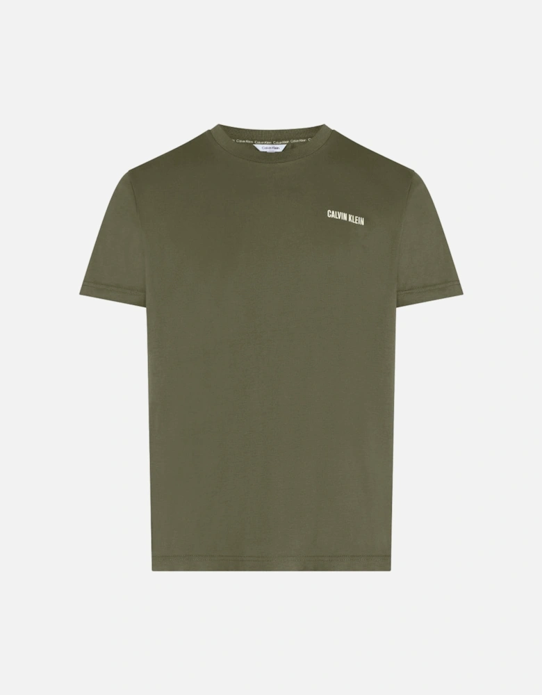 Crew Neck T-Shirt, Burnt Olive