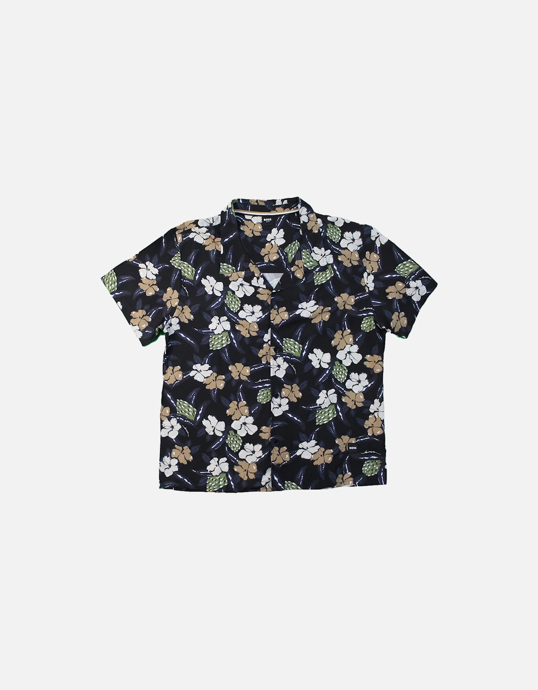 Relaxed Fit Beach Shirt, Black, 2 of 1