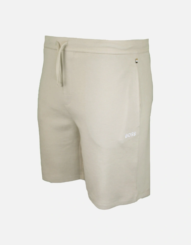 Waffle Lounge Shorts, Light Beige