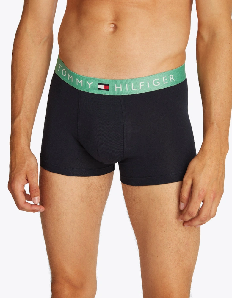 5-Pack Coloured Band Boxer Trunks, Desert Sky/Multi