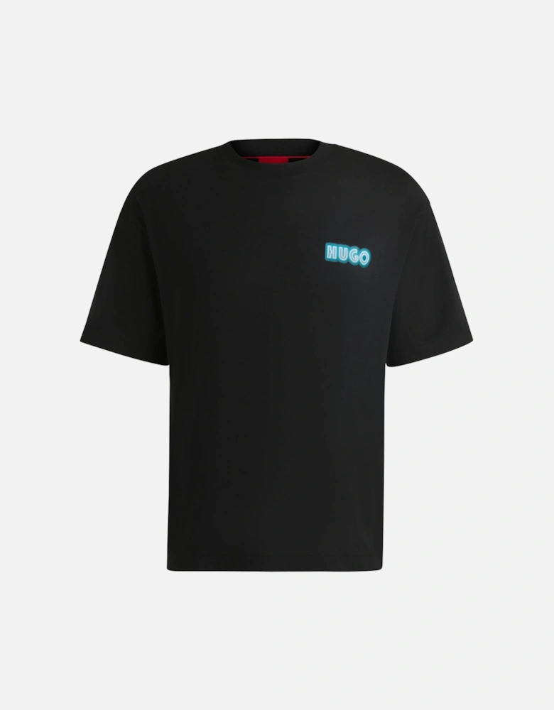Duwood Cotton T-Shirt, Black