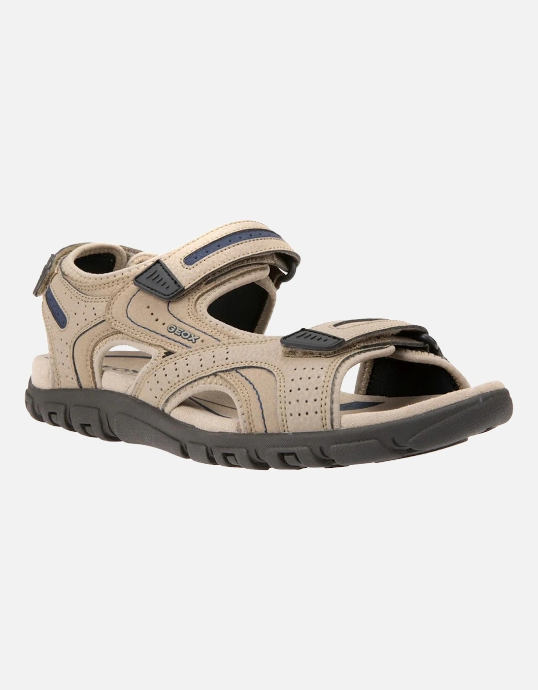 Mens Strada Faux Nubuck Sandals, 6 of 5