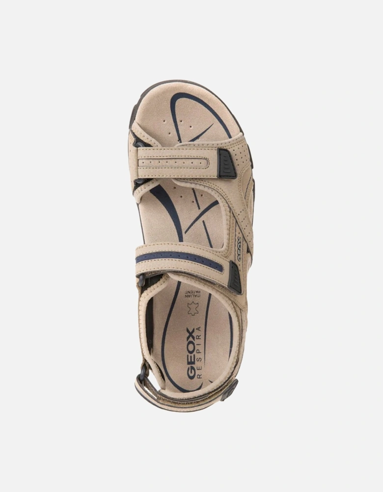 Mens Strada Faux Nubuck Sandals
