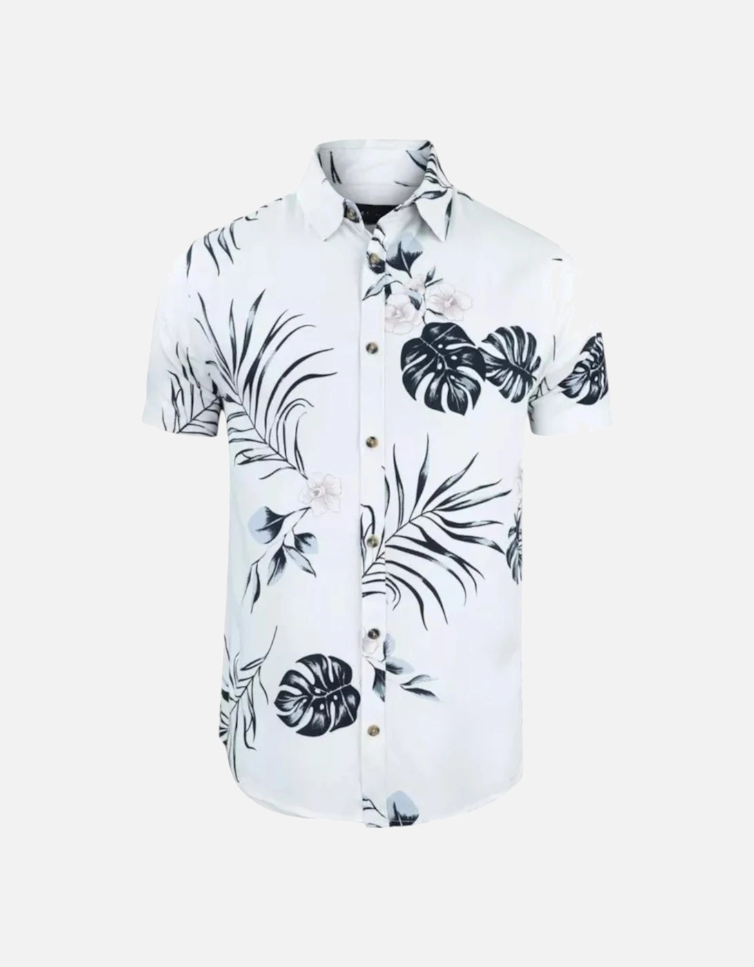 Mens Hawaiian Shirts Aloha Summer Casual Beach Holiday Viscose Floral Shirts Top, 5 of 4
