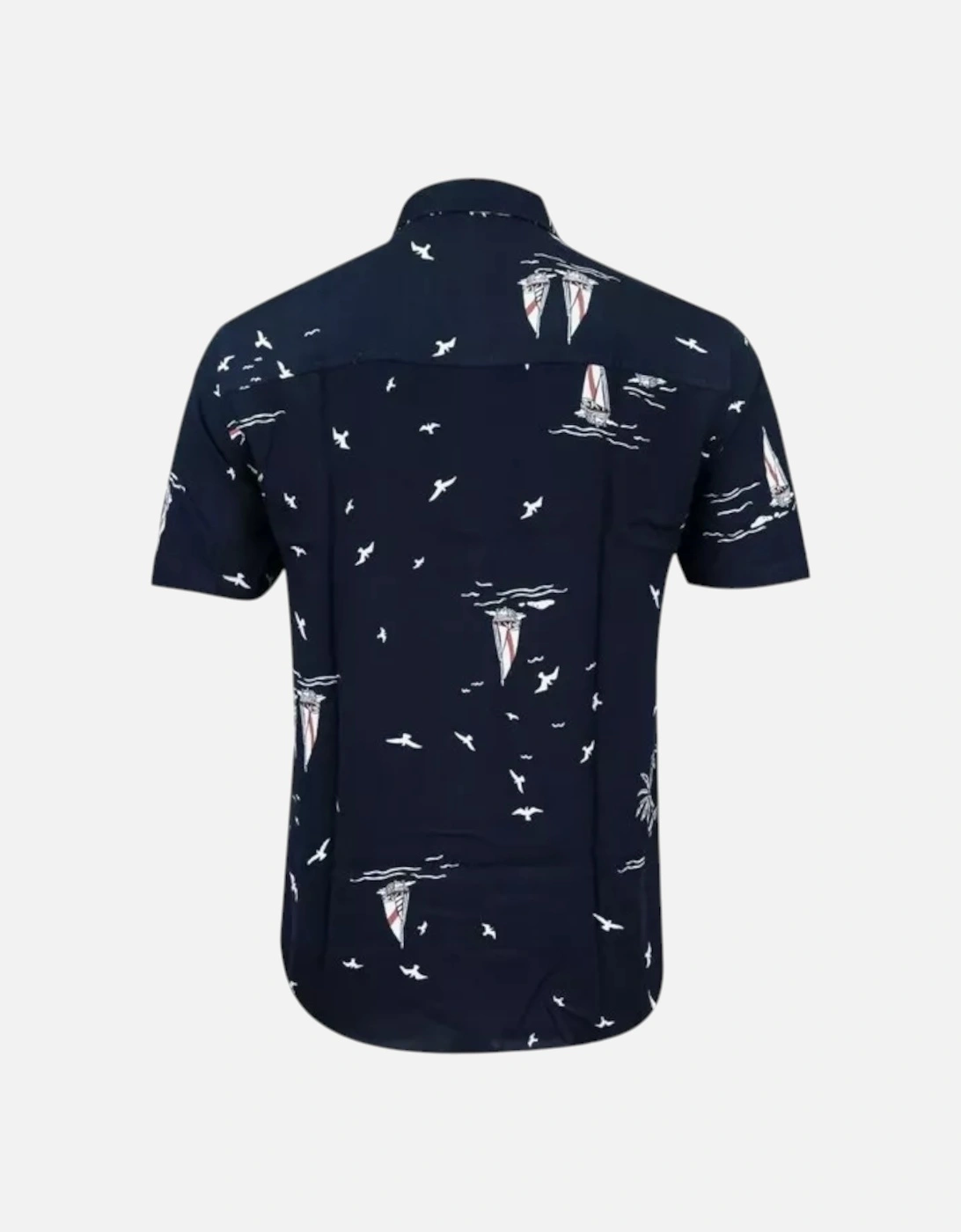 Mens Hawaiian Shirts Aloha Summer Casual Beach Holiday Viscose Floral Shirts Top