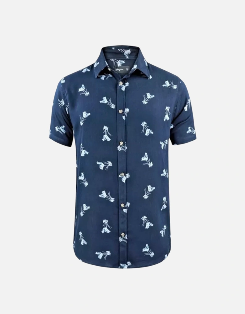 Mens Hawaiian Shirts Aloha Summer Casual Beach Holiday Viscose Floral Shirts Top