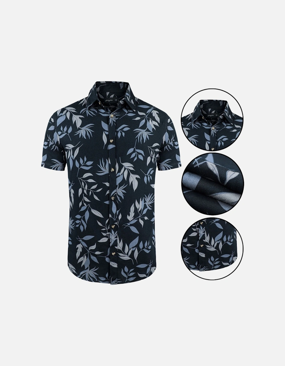 Mens Hawaiian Shirts Aloha Summer Casual Beach Holiday Viscose Floral Shirts Top