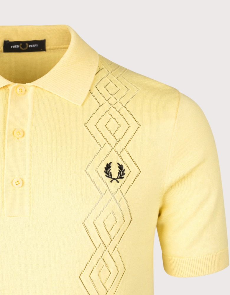 Pointelle Knitted Shirt