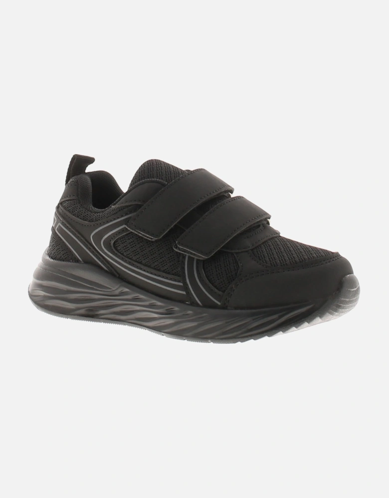 Boys Trainers Infants To Younger Boys 4 to 3 Azriel Touch Fastening black