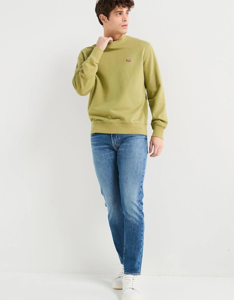 Original Housemark Logo Crew Neck Sweat Top - Light Green