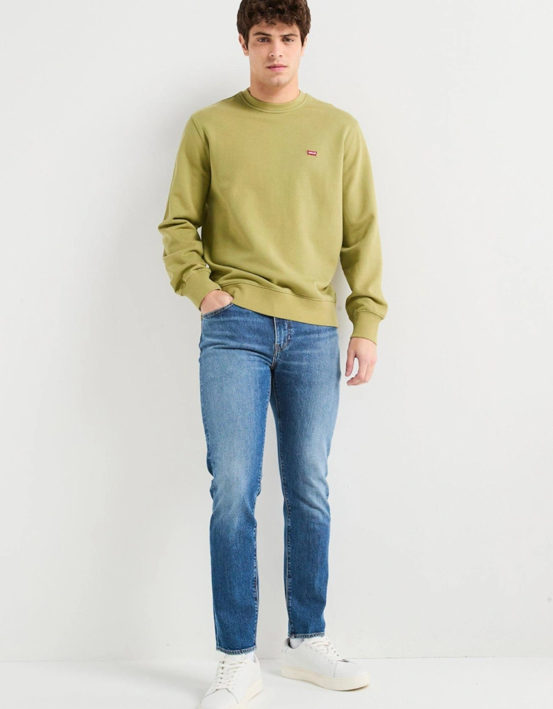 Original Housemark Logo Crew Neck Sweat Top - Light Green