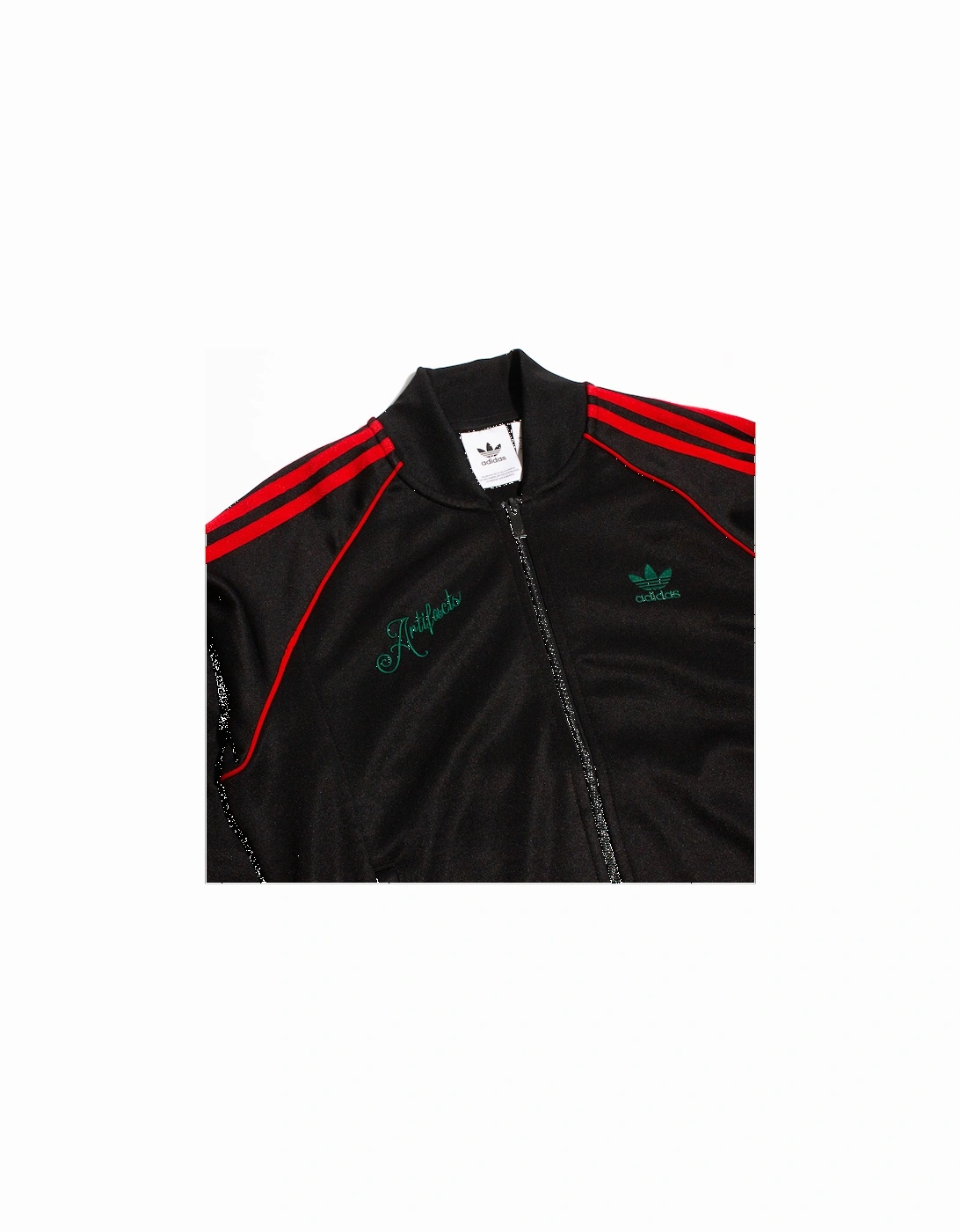 X Adidas Black Customized Superstar Track Top