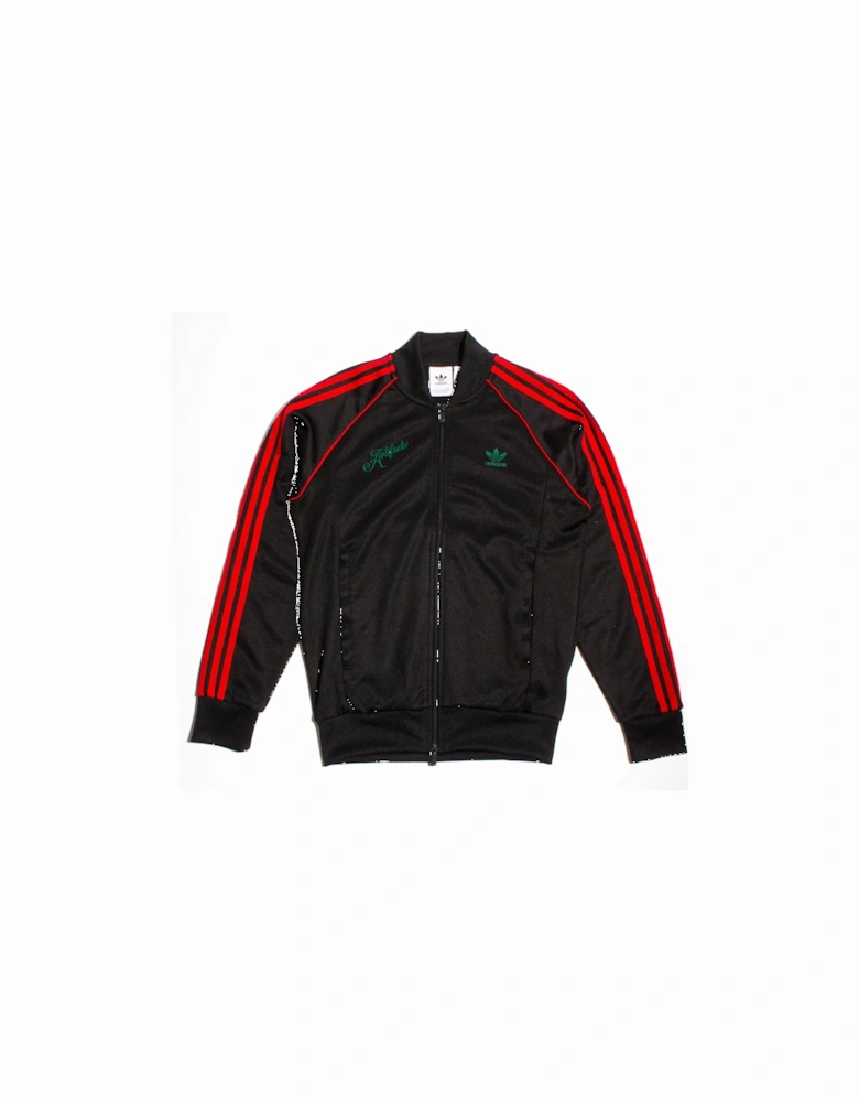 X Adidas Black Customized Superstar Track Top