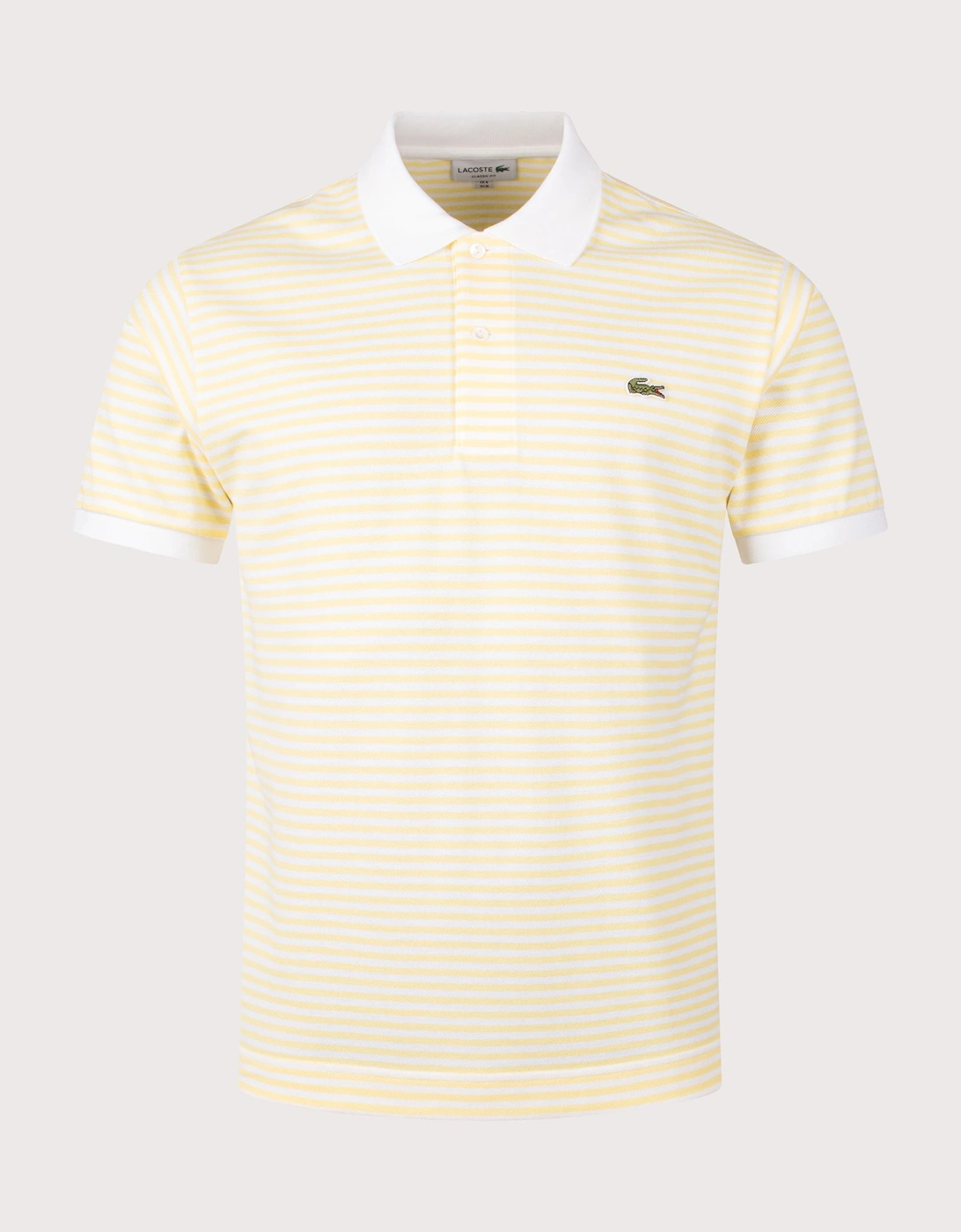 Ribbed Collar Striped Polo Shirt, 4 of 3