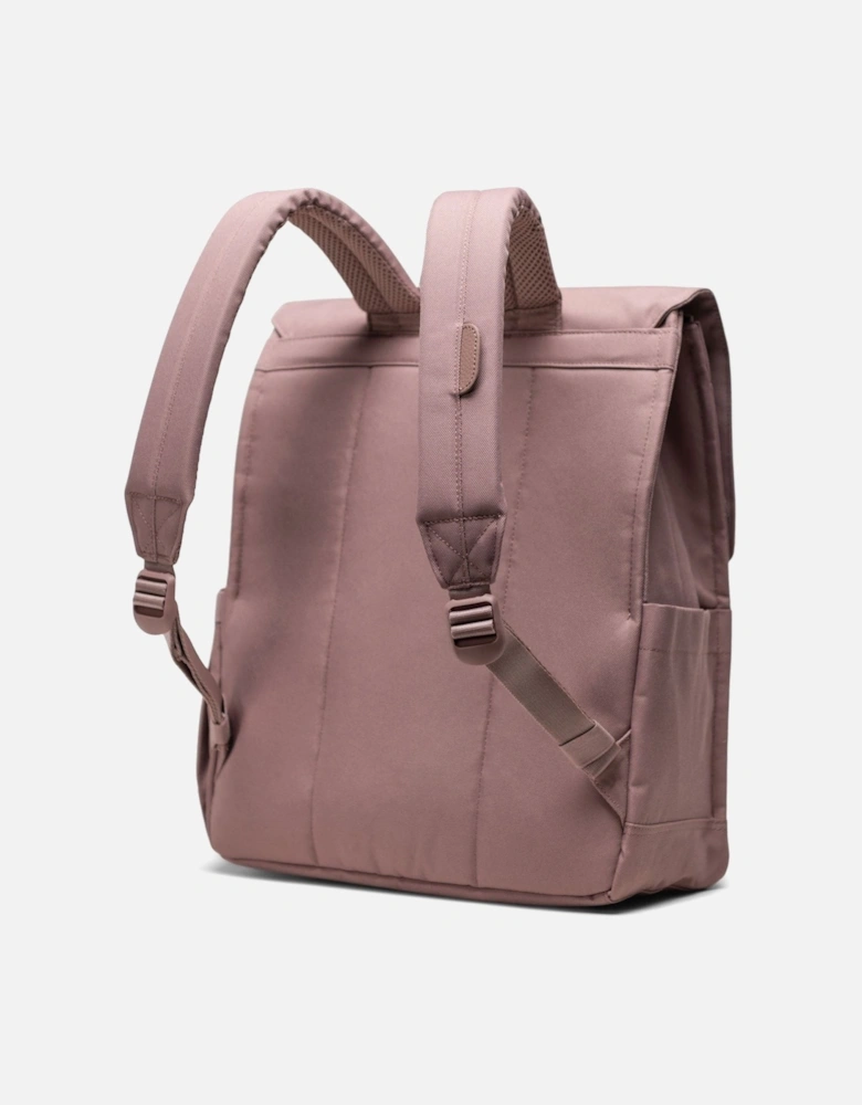 City Polyester Unisex Adults Pink Backpack - Medium