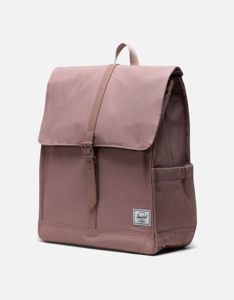 City Polyester Unisex Adults Pink Backpack - Medium