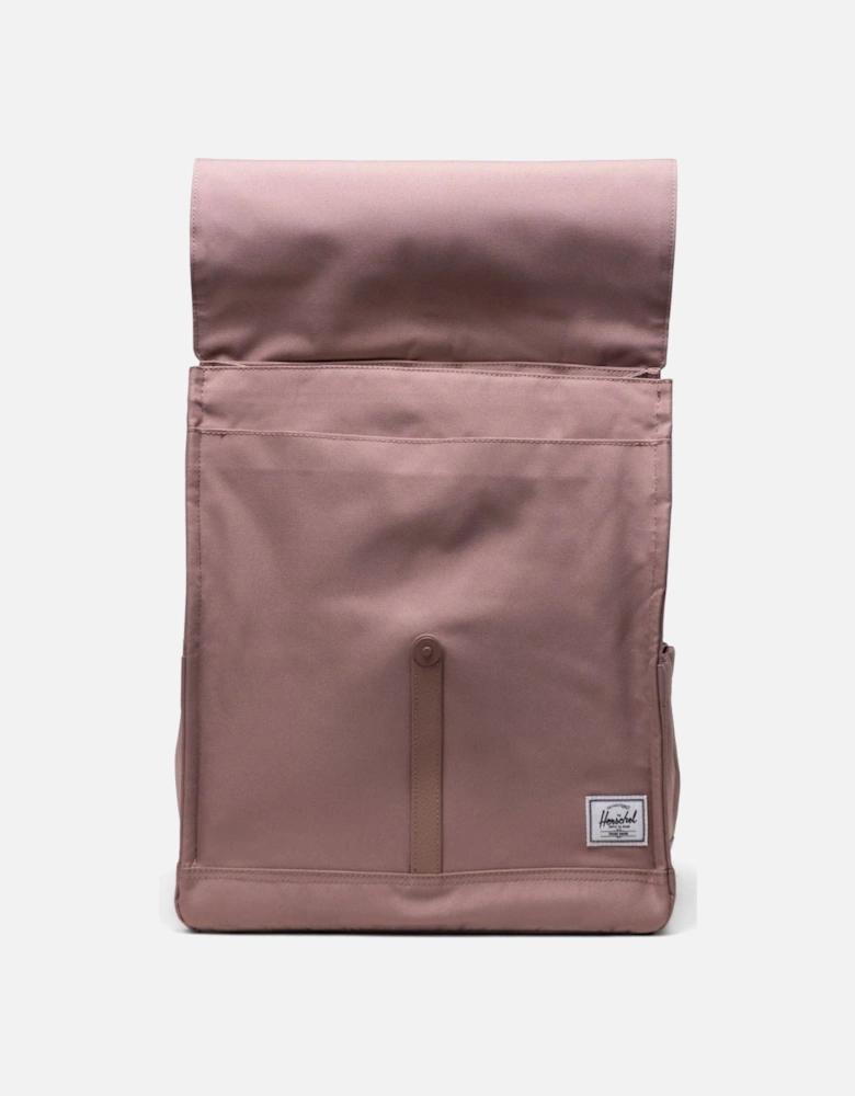 City Polyester Unisex Adults Pink Backpack - Medium