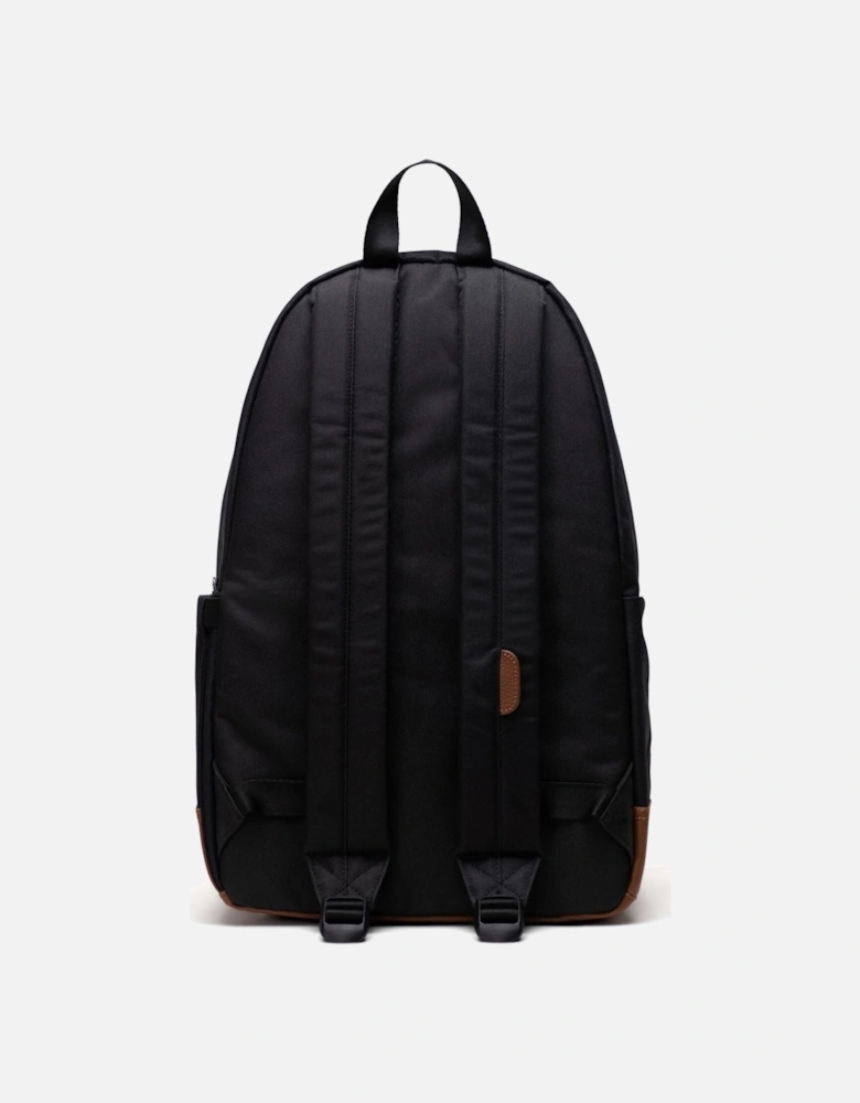Herschel Heritage Polyester Unisex Adults Black Backpack - Medium