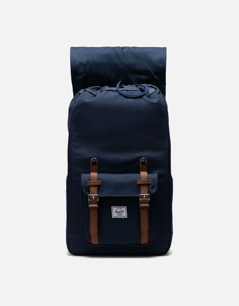 Herschel Little America Polyester Unisex Adults Blue Backpack - Large