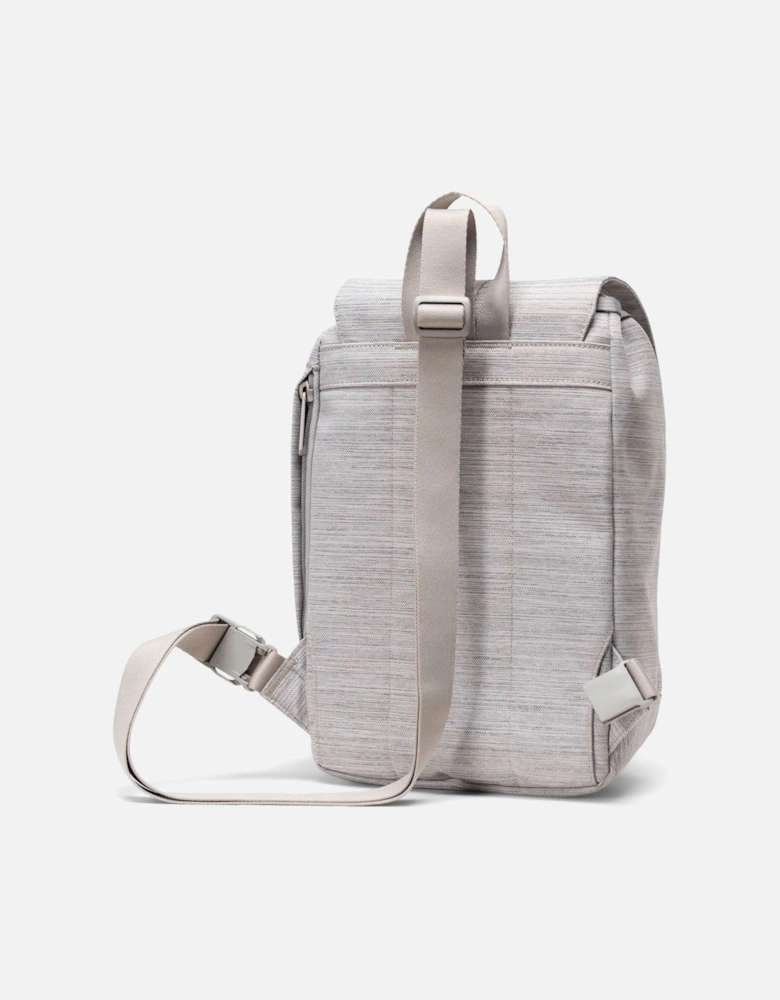 Retreat Unisex Adults Grey Crossbody Bag - Small