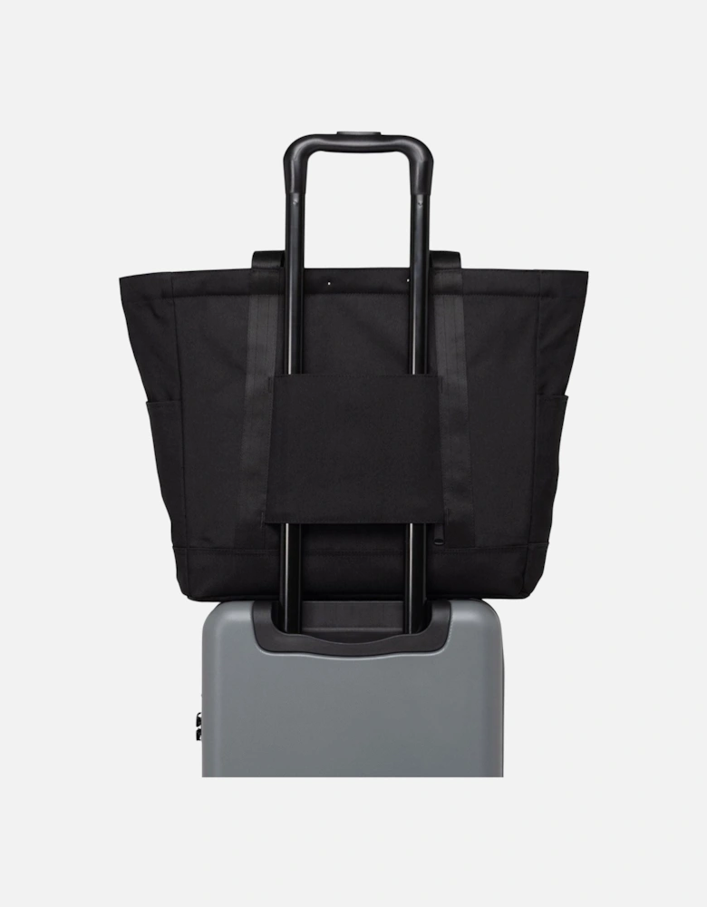 Heritage Polyester Unisex Adults Black Tote Bag - 1