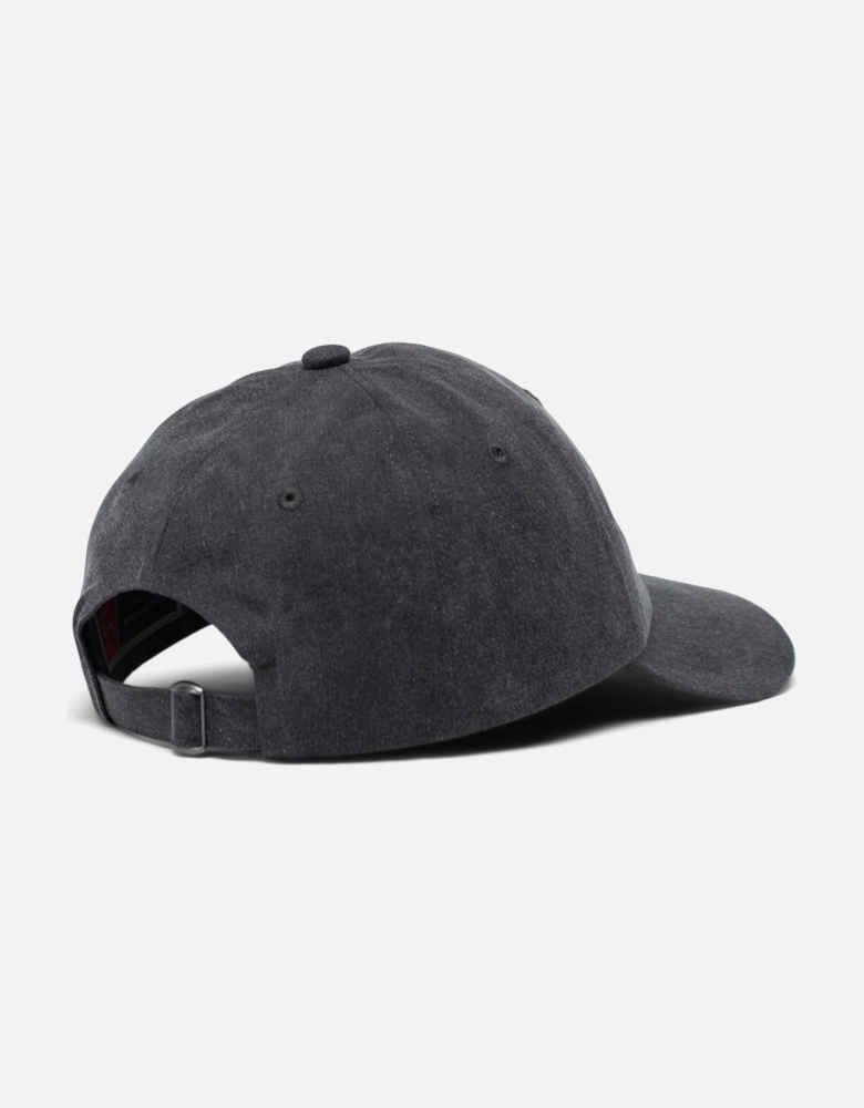 Sylas Stonewash Cotton Unisex Adults's Black Baseball Caps