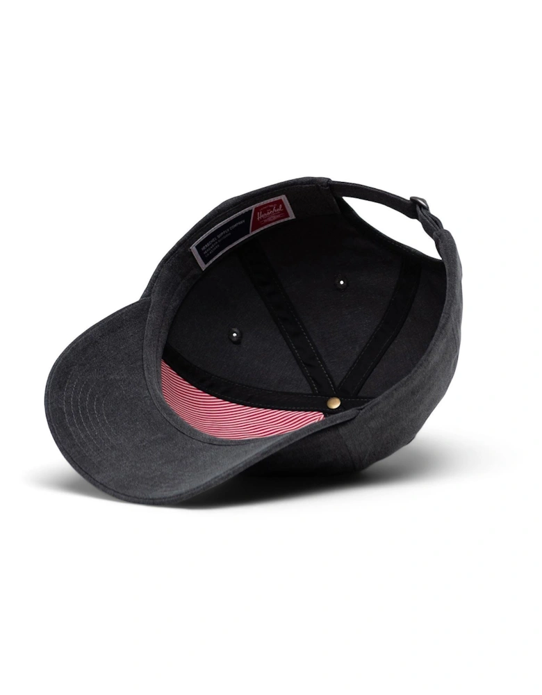 Sylas Stonewash Cotton Unisex Adults's Black Baseball Caps