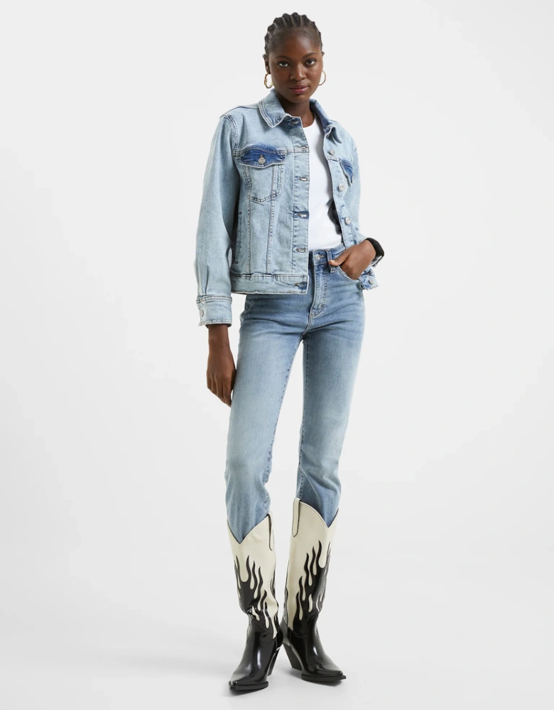 Stretch Trucker Jacket Bleached Out