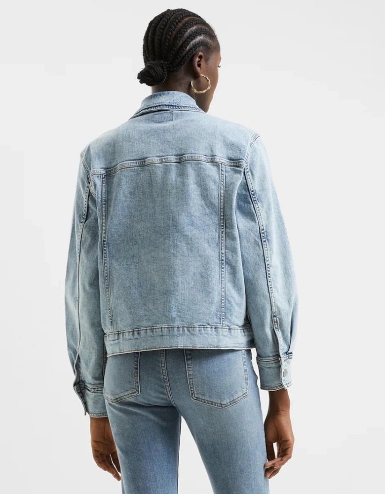 Stretch Trucker Jacket Bleached Out