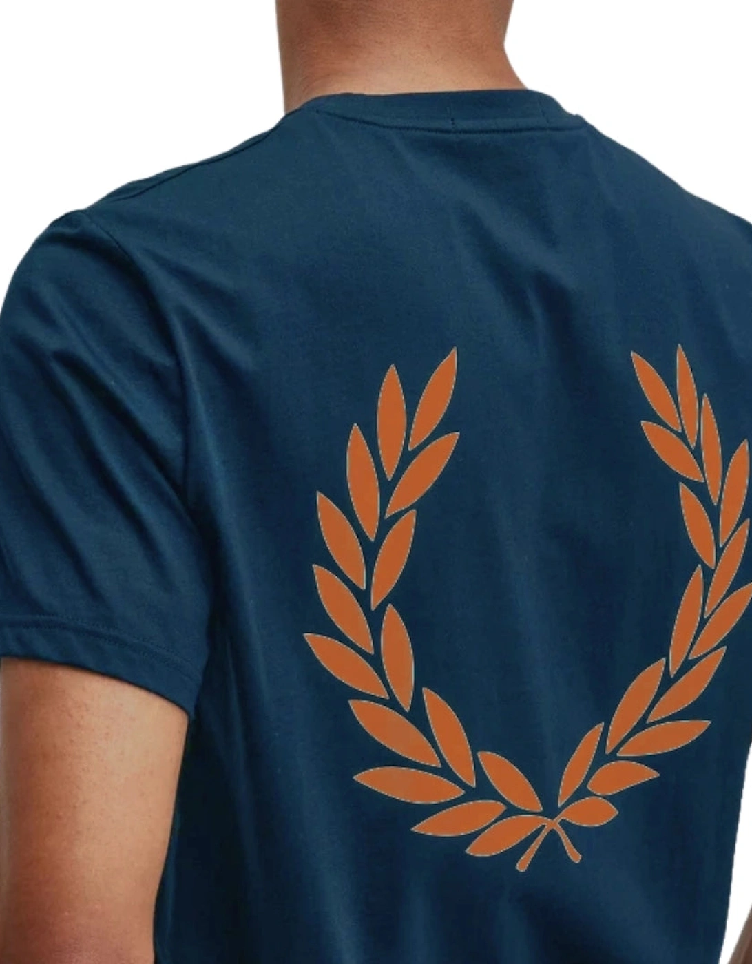 Laurel Wreath Design Midnight Blue T-Shirt