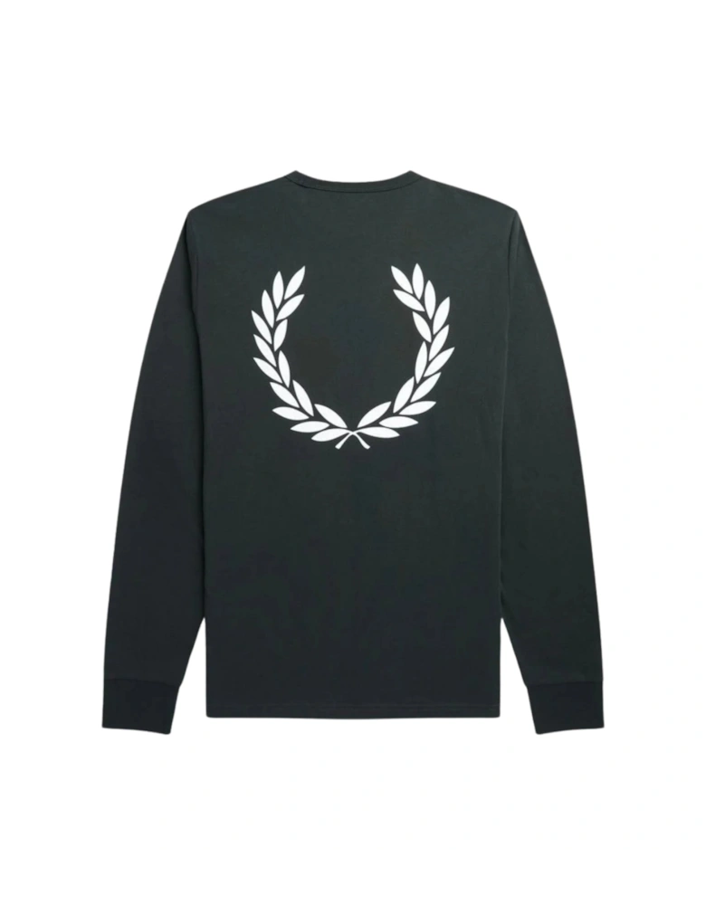 Laurel Wreath Gunmetal Grey Long Sleeve T-Shirt