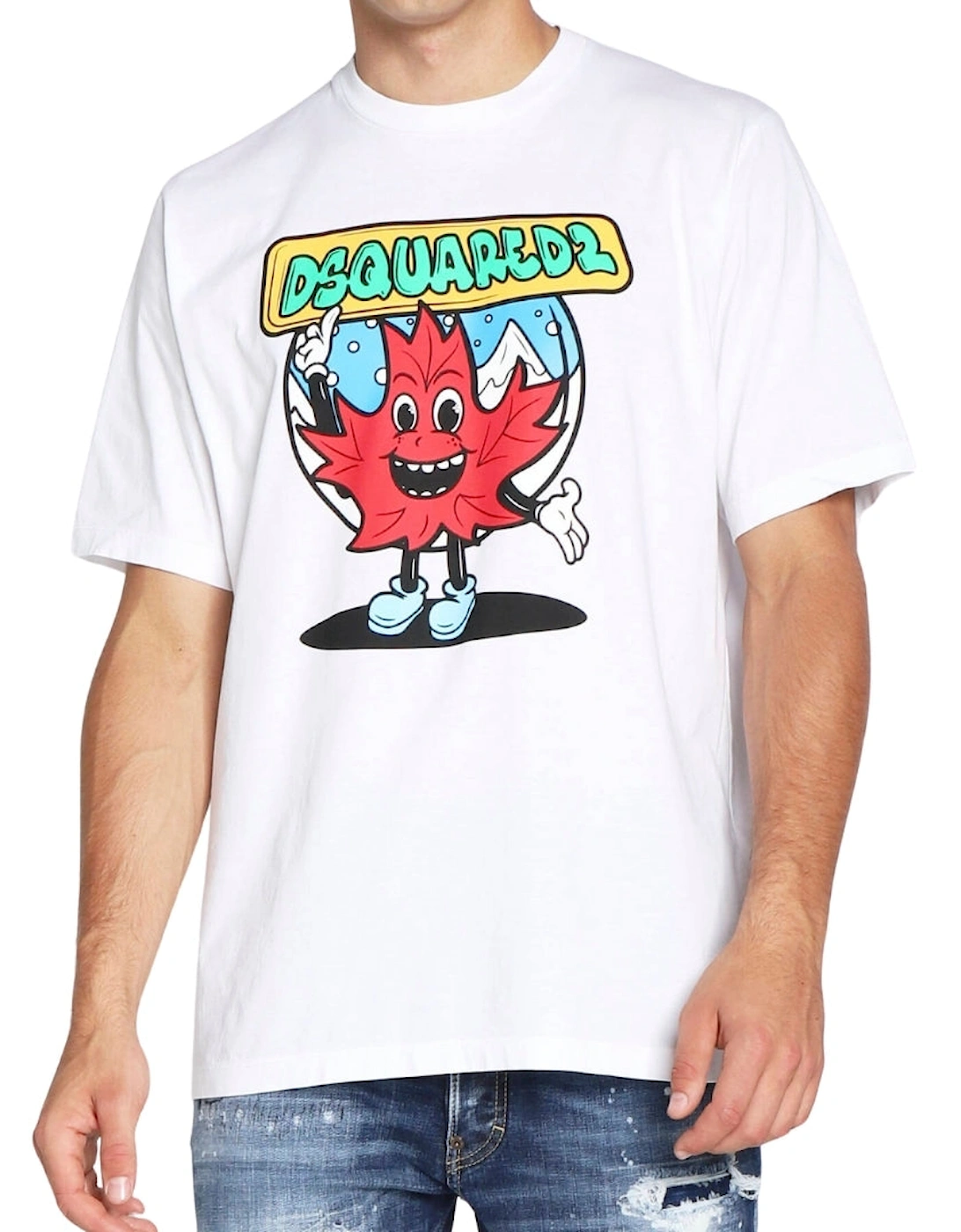 Maple Leaf On Front White T-Shirt, 3 of 2