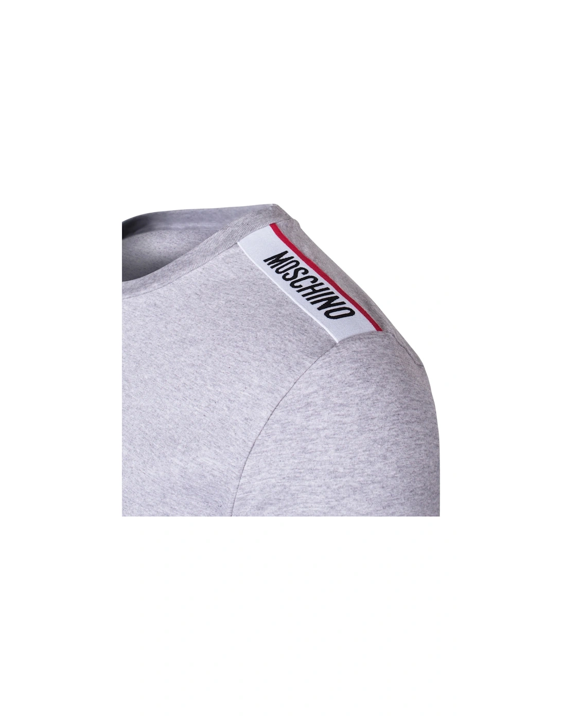 Taped Shoulders Grey T-Shirt