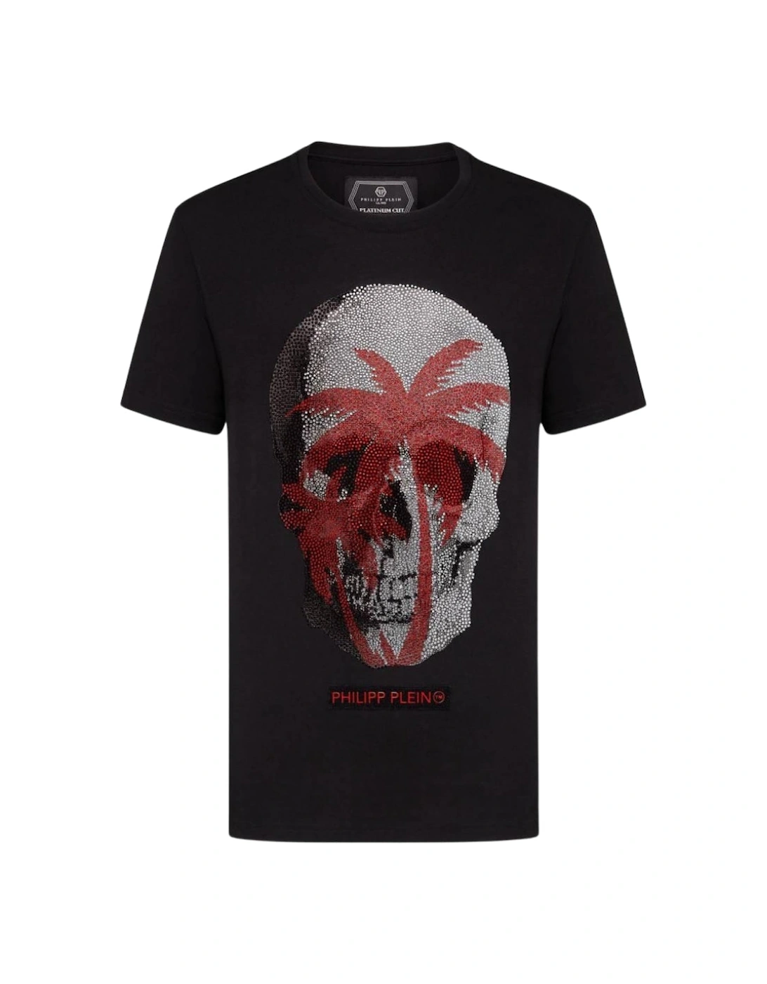 Large Skull Motif Black T-Shirt, 2 of 1