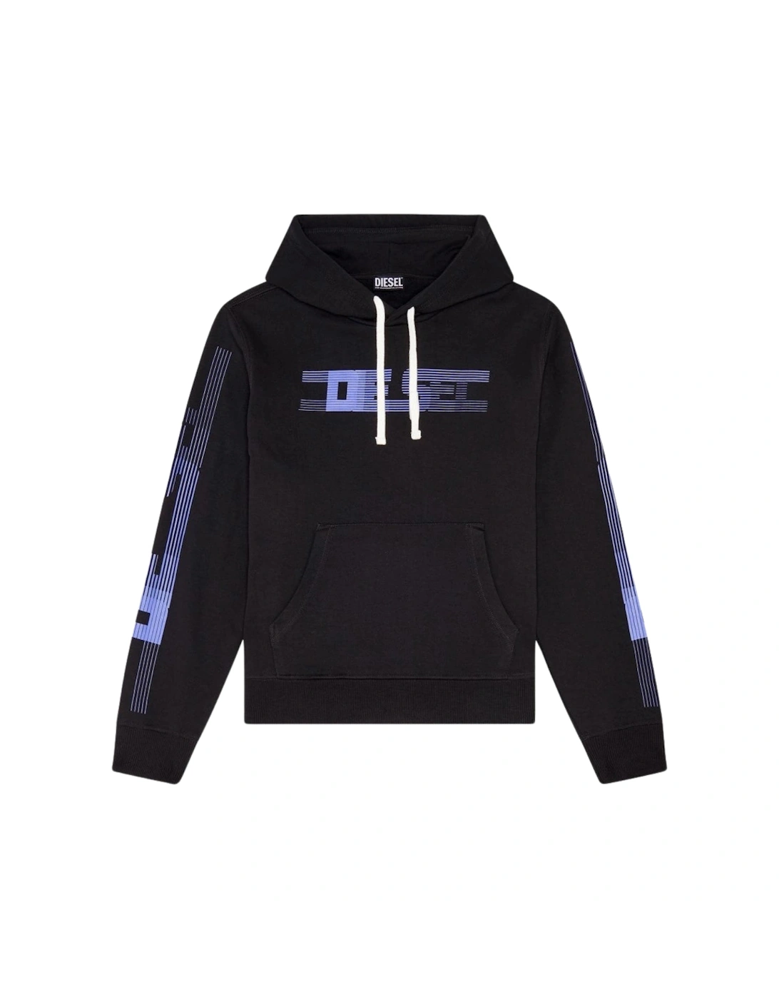 Faded Logo On Chest and Arms Black Hoodie, 3 of 2