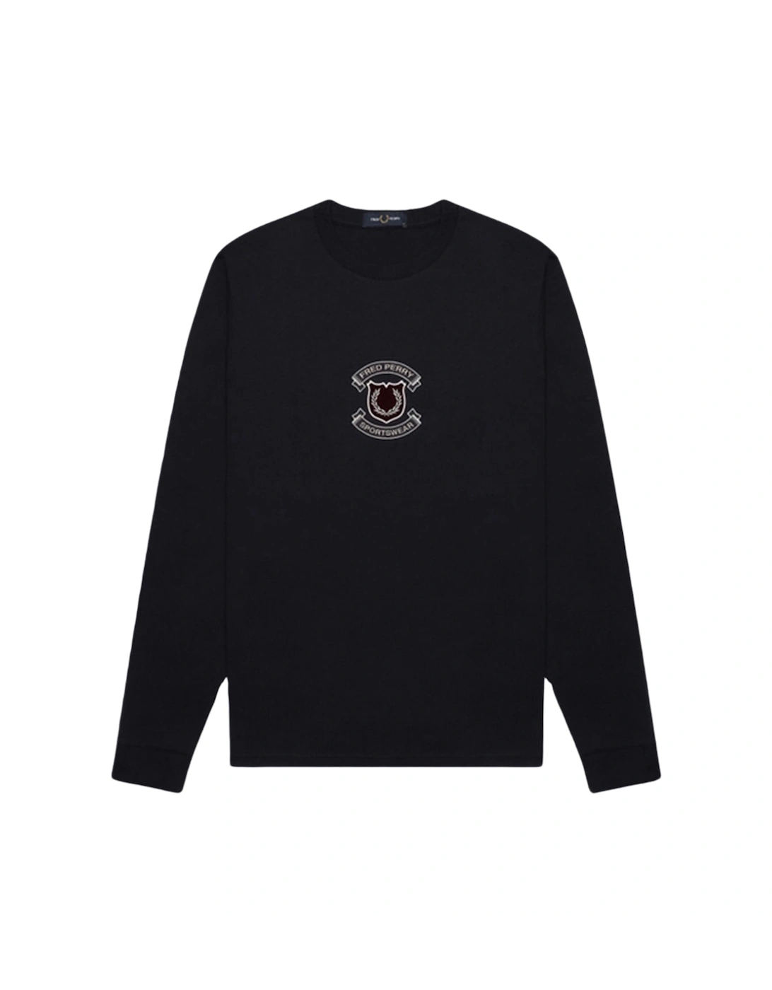 Shield Black Long Sleeve T-Shirt, 2 of 1