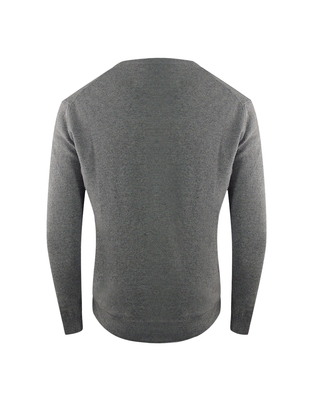 Aquascutum Tartan A Logo Grey Jumper