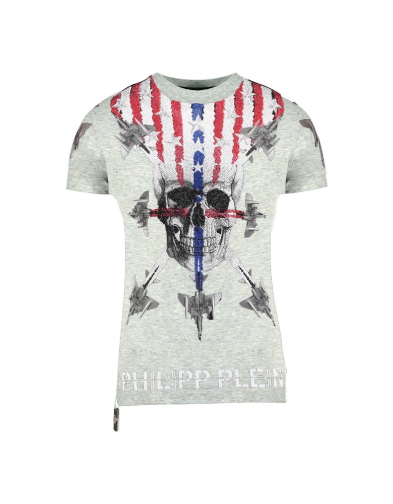 Airplane Design Grey T-Shirt