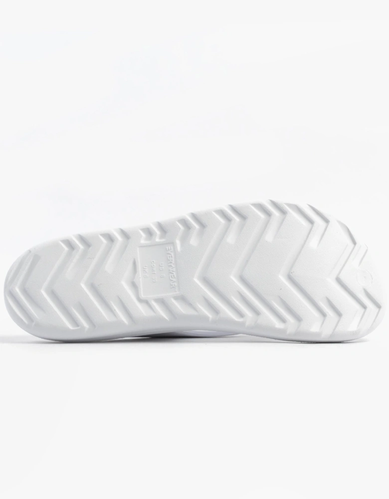 0350FWHI Womens Toe Post Sandals White