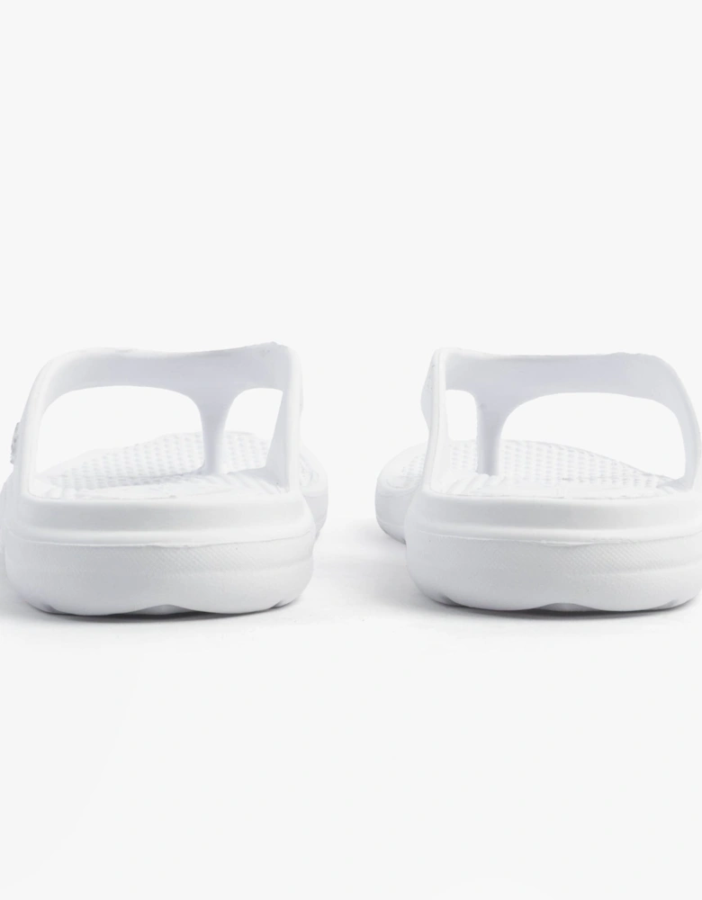 0350FWHI Womens Toe Post Sandals White