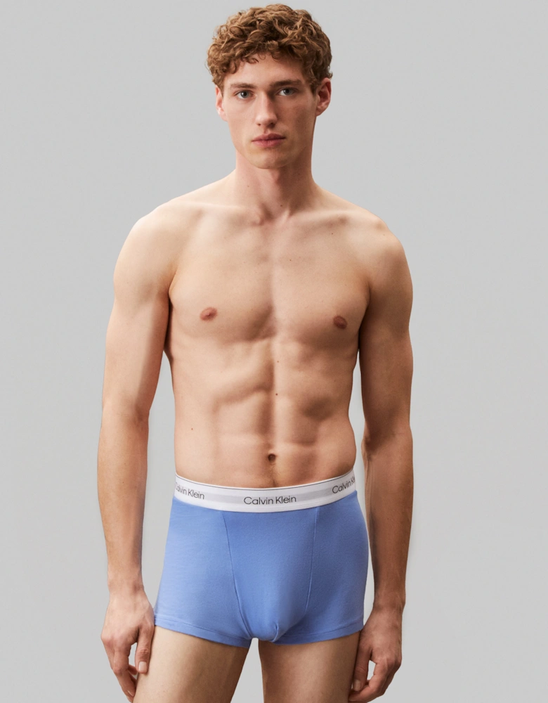 ICON COTTON STRETCH 3 Pack Mens Dart Trunks Multicoloured