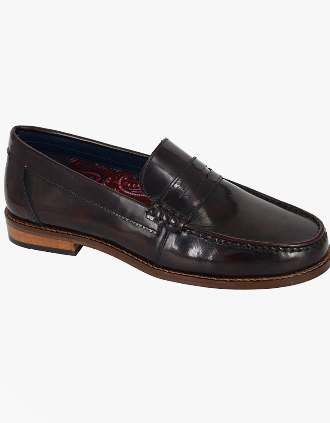 M550BD Mens Loafers Burgundy, 2 of 1