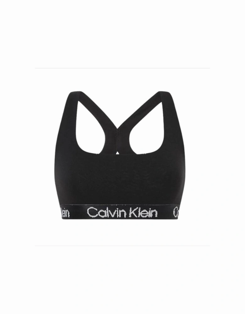 Women's Black Modern Structure Bralette