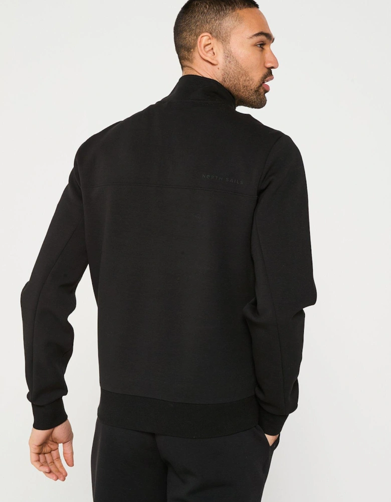 Tech Quarter Zip Sweat - Black