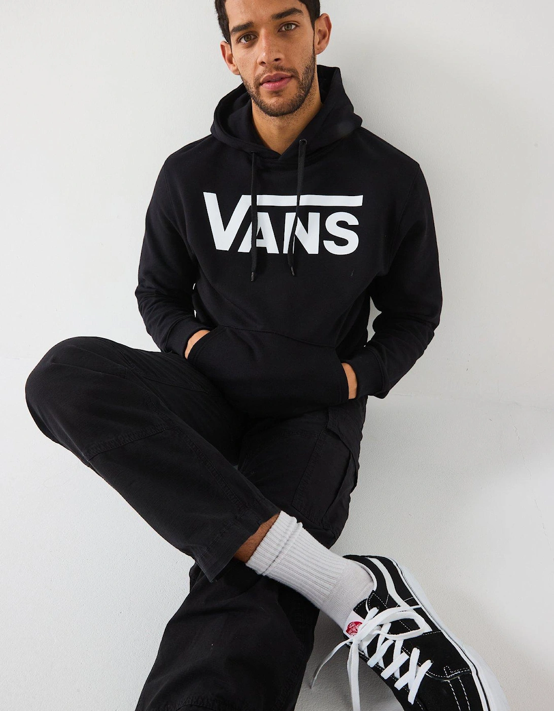Men's Classic Pullover Hoodie - Black