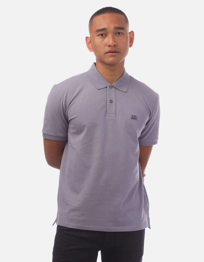 Stretch Piquet Logo Polo Shirt